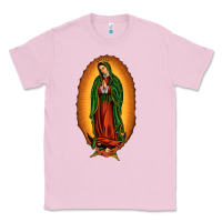 Bubblegum Pink our lady of Guadalupe Classic Tee - JahusDesignShop