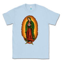Dusty Blue our lady of Guadalupe Classic Tee - JahusDesignShop