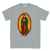 Heather Grey our lady of Guadalupe Classic Tee - JahusDesignShop