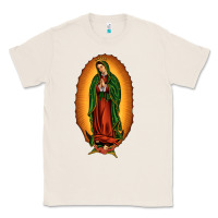 Natural our lady of Guadalupe Classic Tee - JahusDesignShop