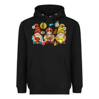 Black sports gnomies Heavyweight Hoodie - NancyCooperArtShop