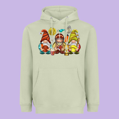 Sports Gnomies Heavyweight Hoodie Designed By Nancycooperartshop