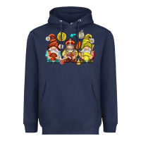 Navy sports gnomies Heavyweight Hoodie - NancyCooperArtShop