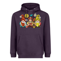 Plum sports gnomies Heavyweight Hoodie - NancyCooperArtShop