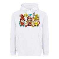 White sports gnomies Heavyweight Hoodie - NancyCooperArtShop