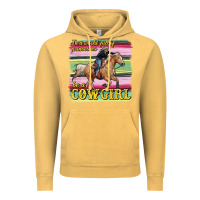 Vintage Mustard in a world full of princesses be a cowgirl Vintage Hoodie - RanaPortraitStore