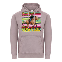 Vintage Zinc in a world full of princesses be a cowgirl Vintage Hoodie - RanaPortraitStore
