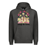 Charcoal Heather read books change the world artiststas Premium Hoodie - Artiststas