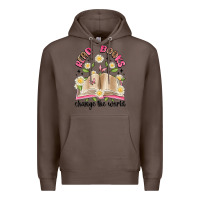 Coffee read books change the world artiststas Premium Hoodie - Artiststas