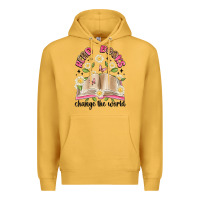Mustard read books change the world artiststas Premium Hoodie - Artiststas
