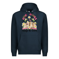 Navy read books change the world artiststas Premium Hoodie - Artiststas