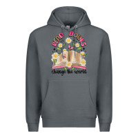 Rock read books change the world artiststas Premium Hoodie - Artiststas