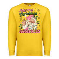 Lemon merry christmas assholes Premium Sweatshirt - MaliasSmallBusiness