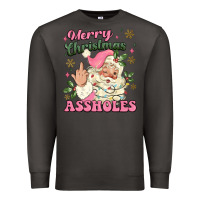 Smoke merry christmas assholes Premium Sweatshirt - MaliasSmallBusiness