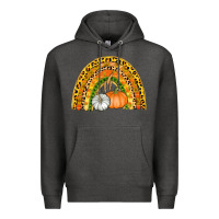 Charcoal Heather fall rainbow Premium Hoodie - AdoDesignShop