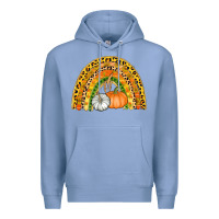 Colony Blue fall rainbow Premium Hoodie - AdoDesignShop