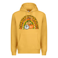 Mustard fall rainbow Premium Hoodie - AdoDesignShop