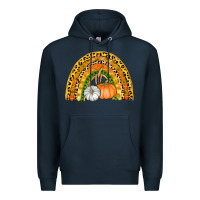 Navy fall rainbow Premium Hoodie - AdoDesignShop
