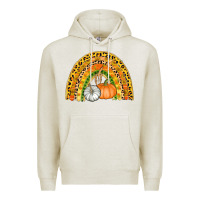 Oatmeal Heather fall rainbow Premium Hoodie - AdoDesignShop