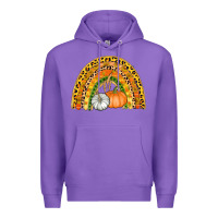 Purple fall rainbow Premium Hoodie - AdoDesignShop