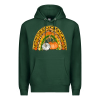 Sports Green fall rainbow Premium Hoodie - AdoDesignShop