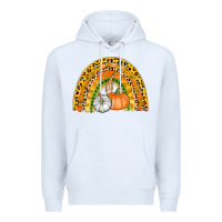 White fall rainbow Premium Hoodie - AdoDesignShop