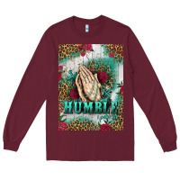 Burgundy western humble 1 peter 5 6 car air freshener Long Sleeve Tee - Jasminsmagicworld