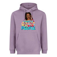 Lavender chasing goals not people Heavyweight Hoodie - NancyCooperArtShop