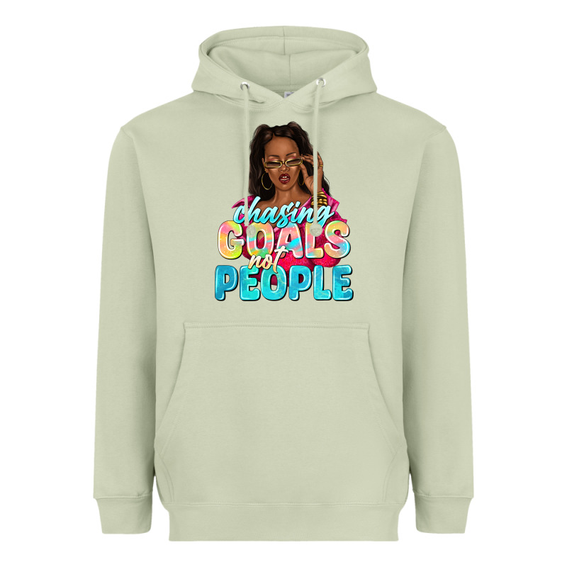 Chasing Goals Not People Heavyweight Hoodie by NancyCooperArtShop | Teevron