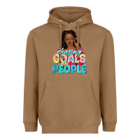 Toasted Coconut chasing goals not people Heavyweight Hoodie - NancyCooperArtShop