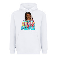 White chasing goals not people Heavyweight Hoodie - NancyCooperArtShop