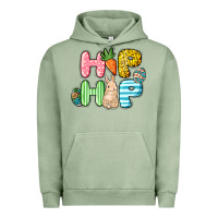 Pigment Oil Green Hip hop Easter Urban Hoodie - NancyCooperArtShop