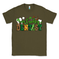 Army Green st patricks day one lucky dentist Classic Tee - AdoDesignShop