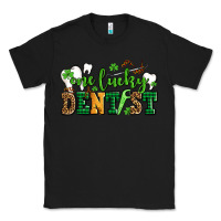 Black st patricks day one lucky dentist Classic Tee - AdoDesignShop