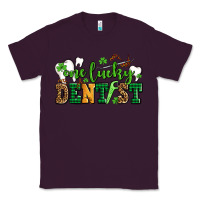 Plum st patricks day one lucky dentist Classic Tee - AdoDesignShop
