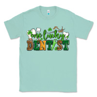Seafoam st patricks day one lucky dentist Classic Tee - AdoDesignShop