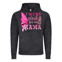 Vintage Black I Wear Pink For My Mama with Butterfly Vintage Hoodie - texasbilliewilder
