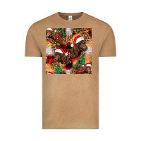 Vintage Camel christmas horse leopard tartan Vintage Tee - FaDigitalArtStudio