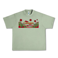 Oil Green chingona 16oz libbey cup Urban Heavy Tee - HRA Design Shop