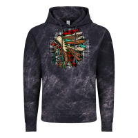 Cloud Black indian headdress Vintage Hoodie - JahusDesignShop