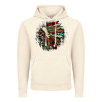Vintage Artic indian headdress Vintage Hoodie - JahusDesignShop