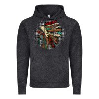Vintage Black indian headdress Vintage Hoodie - JahusDesignShop