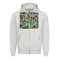 Dove Grey Western Teacher Pencil Zipper Hoodie - LillyAllenDesigns