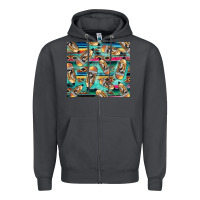 Smoke Western Teacher Pencil Zipper Hoodie - LillyAllenDesigns
