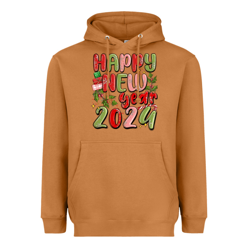 Happy New Year 2024 Heavyweight Hoodie by MaliasSmallBusiness | Teevron