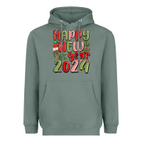 Sage happy new year 2024 Heavyweight Hoodie - MaliasSmallBusiness