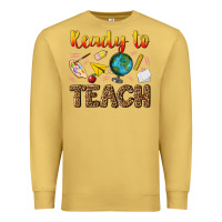 Antique Gold ready to teach Premium Sweatshirt - NancyCooperArtShop