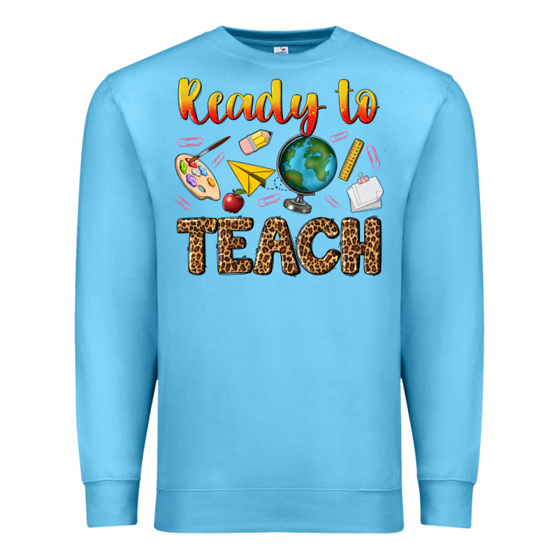 Ready To Teach Premium Sweatshirt by NancyCooperArtShop | Teevron