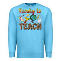 Ocean Blue ready to teach Premium Sweatshirt - NancyCooperArtShop