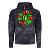 Cloud Black watermelon sunflower Vintage Hoodie - Zillion Design Studio